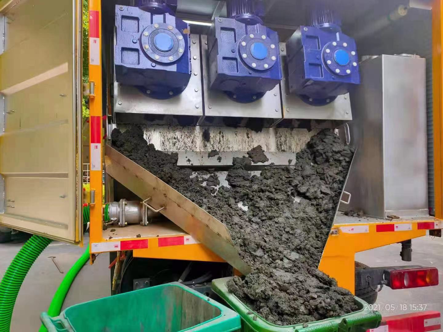 海陵化粪池清掏城市维护站-泥浆净化干湿分离处理